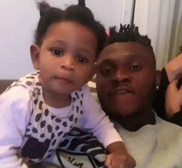 Footballer Aaron Samuel, Shares Adorable Photos With His Beautiful Daughter